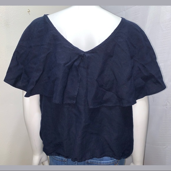 Ann Taylor Flutter Sleeve Top - Picture 2 of 3